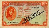 Irish Free State 10 Shillings 1934