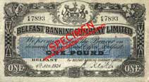 Belfast Banking Company 1 Pound 1924