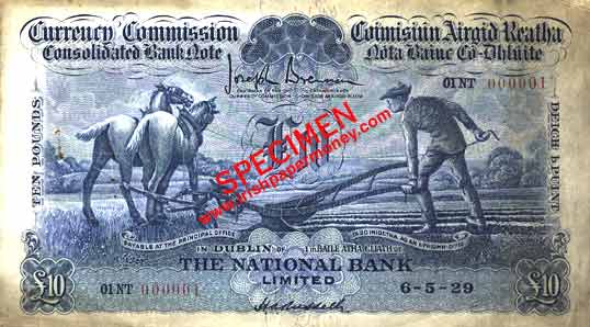 Ploughman 10 Pound note