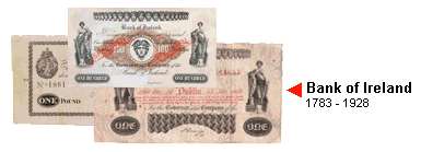 Bank of Ireland Old Irish Banknotes 1783-1928 Joint stock banks