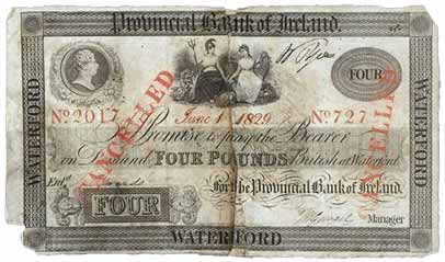provincial bank of ireland 4 pounds 1829