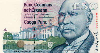 Ireland 50 Pounds 1995