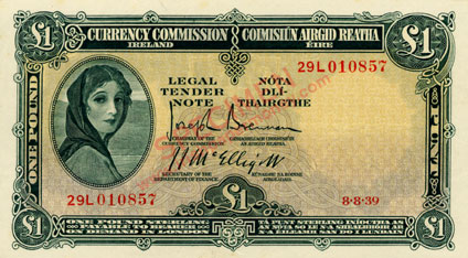 One pound 1939