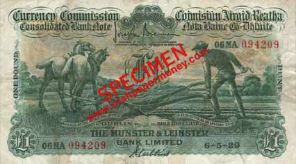 One Pound Ploughman 1929