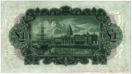 One Pound Consolidated Bank Note, watermarks