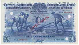 one Pound Ploughman note