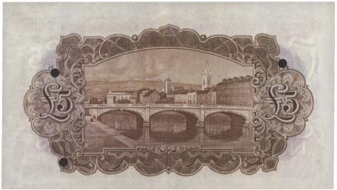 One Pound Consolidated Bank Note, watermarks