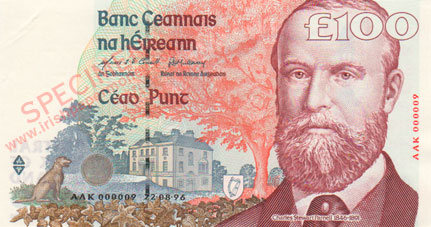 Parnell 100 Pound Note