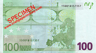 Ireland 100 Euro reverse