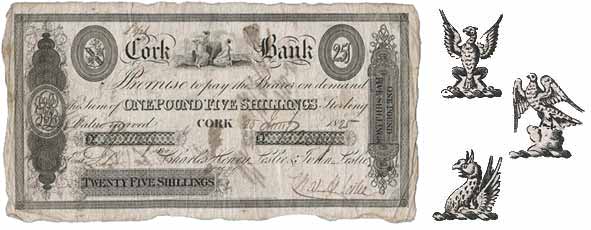 Cork bank 25 shillings 1825