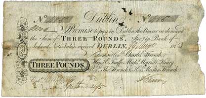 Tuam Bank 30 Shillings 1813