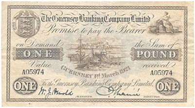 National Bank 3 Pounds, dated 3 Dec. 1915